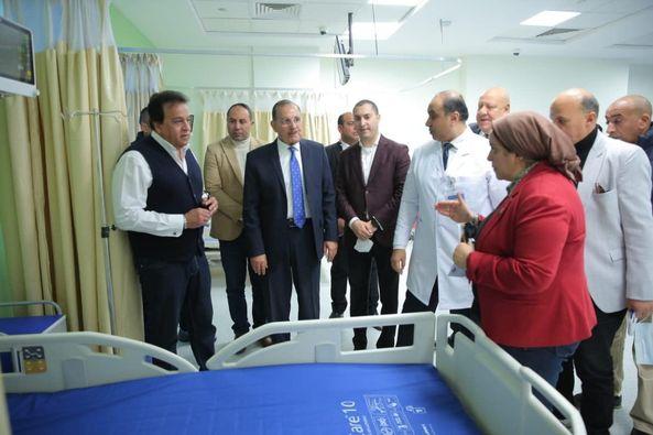 محافظ كفرالشيخ يعلن التشغيل التجريبي لمستشفى مركز الأورام الجديد على مساحة 8876 م2