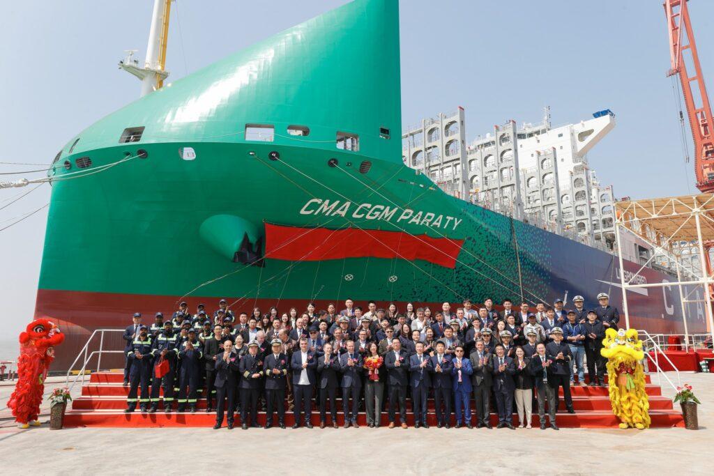 شركة «CMA CGM» تتسلم سفينة جديدة تعمل بالغاز الطبيعي المسال