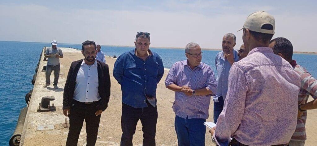 المقاولون العرب تنتهى من مشروع ميناء شلاتين للصيد خلال العام الجاري