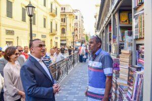محافظ الإسكندرية يتابع معدلات تنفيذ مشروع تطوير شارع النبي دانيال