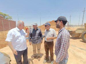 «بهجات» يتفقد أعمال تنفيذ خط المياه المغذي لمنطقة «الرابية» بمدينة «الشروق»