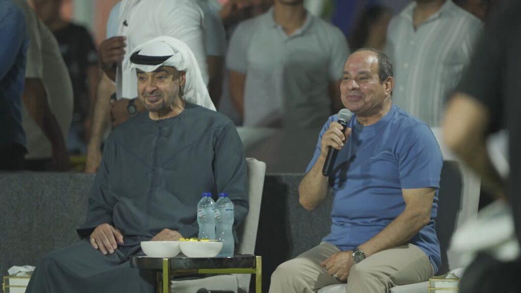«العلمين الجديدة» تشهد جولة للرئيس السيسي ورئيس الإمارات (فيديو)
