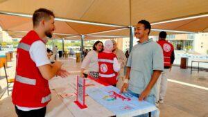 الهلال الأحمر المصري ووحدات التضامن الاجتماعي بالجامعات تطلقان حملة «RED WEEK»