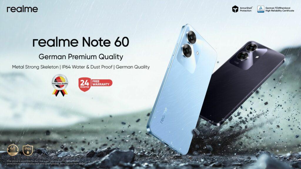 ريلمي تطلق هاتف realme Note 60 بمصر الأكثر حماية في فئته السعرية - جريدة المال