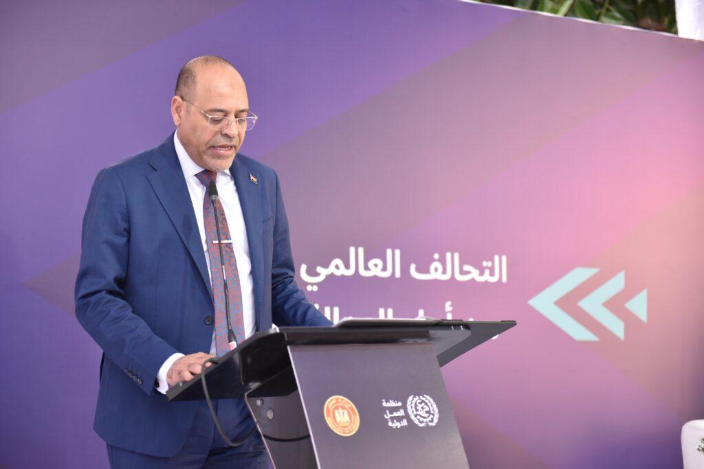 جبران: انضمام «العمل» إلى التحالف العالمي للعدالة الاجتماعية يتطابق مع أهداف المبادرات الرئاسية