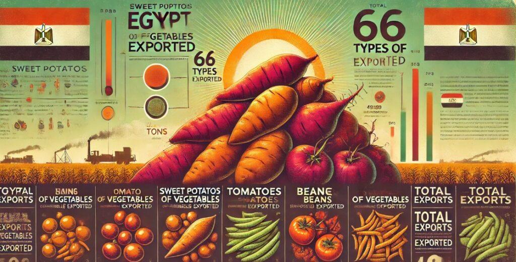 بنحو 12 ألف طن.. البطاطا الحلوة تتربع على عرش قائمة الخضروات المصرية المصدرة (جراف)