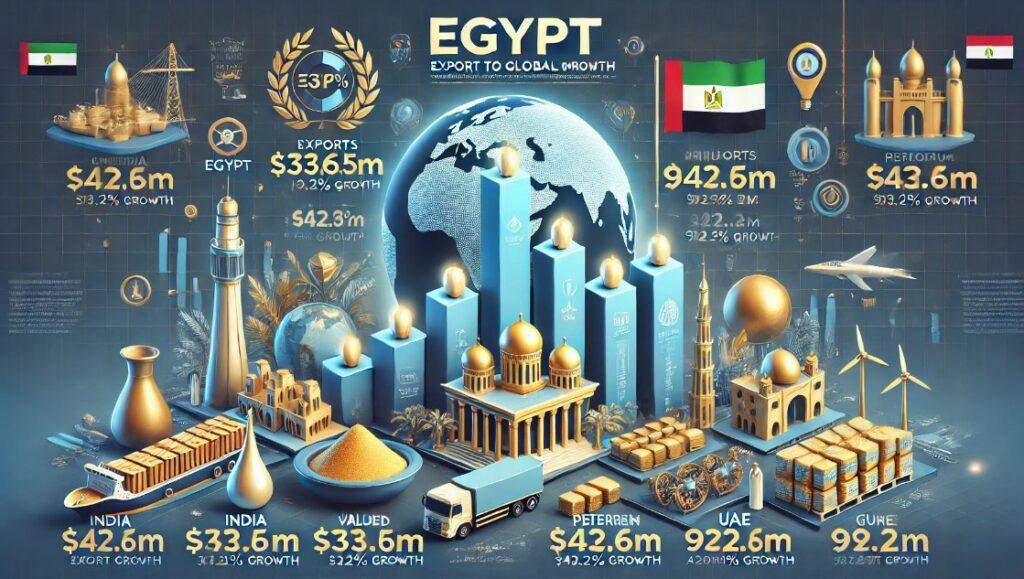 بنمو 33.1%.. ارتفاع صادرات مصر إلى الأسواق العالمية خلال سبتمبر 2024 (جراف)