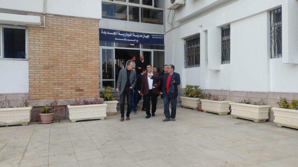 جهاز النوبارية الجديدة يبحث مع كلية الفنون التطبيقية بدمنهور تطوير المدينة