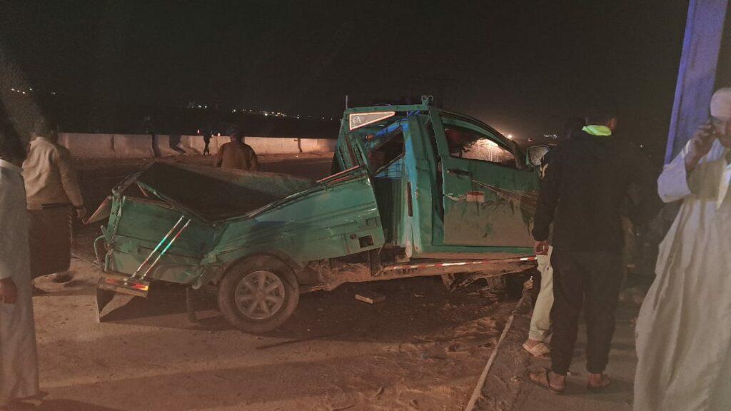 مصرع 7 عمال وإصابة 5 آخرين بالطريق الساحلي.. ومحافظ مطروح يصدر تعليمات عاجلة