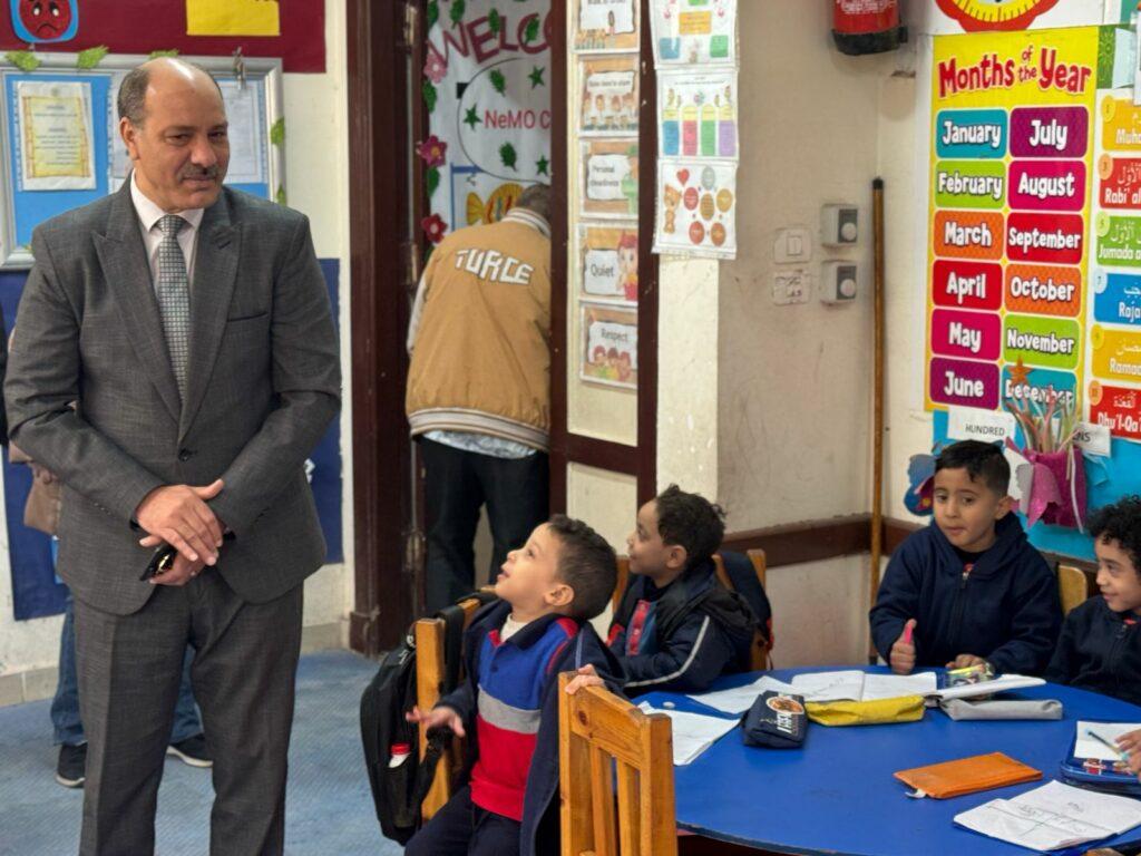 "تعليم الإسكندرية" يتابع انتظام الدراسة واستلام مدارس جديدة ببشاير الخير