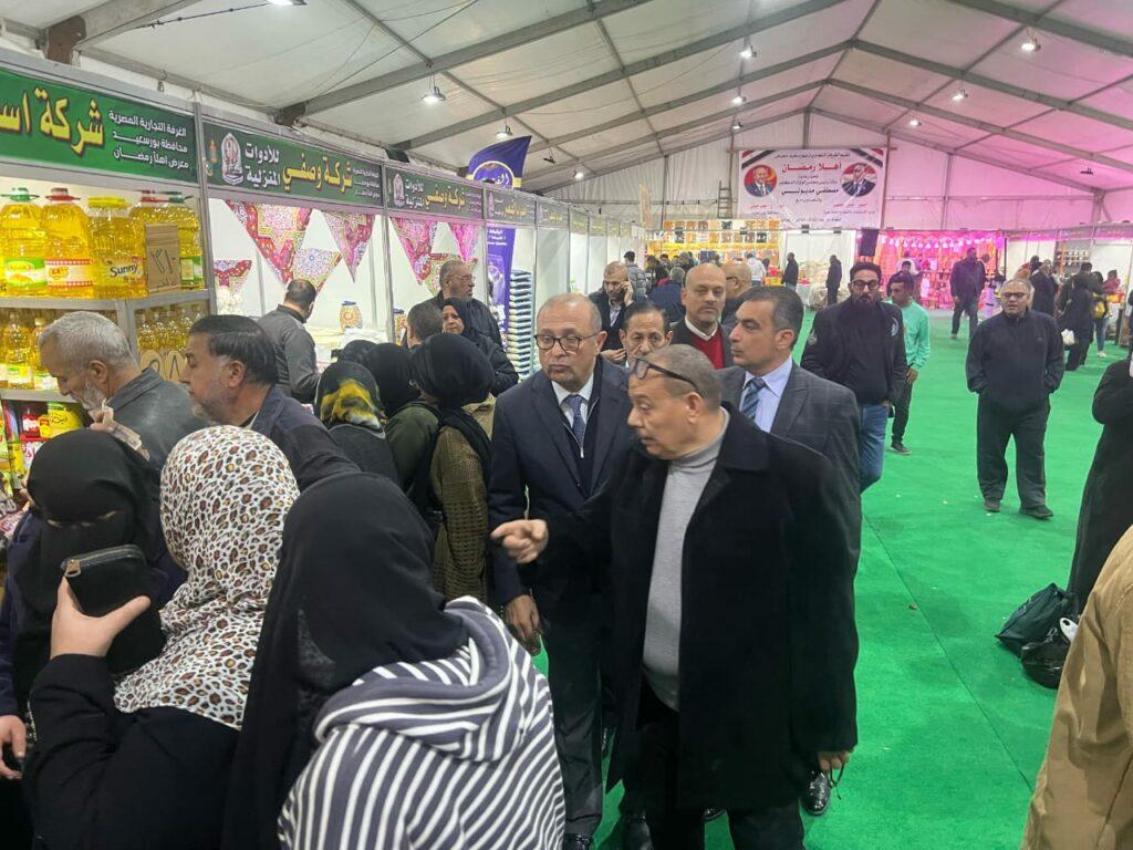 ساعة حظ وتذوق مجاني أبرز وسائل جذب معرض أهلا رمضان في بورسعيد