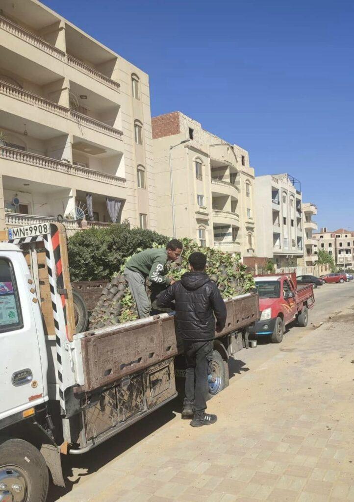 رئيس جهاز مدينة برج العرب الجديدة يتابع توسعة طريق «محور كليوباترا»