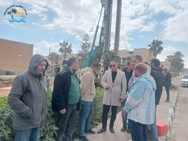 رئيس «القرى السياحية» يتفقد أعمال أول ممر ملاحي يربط مارينا الشمالية بتوسعاتها الجنوبية