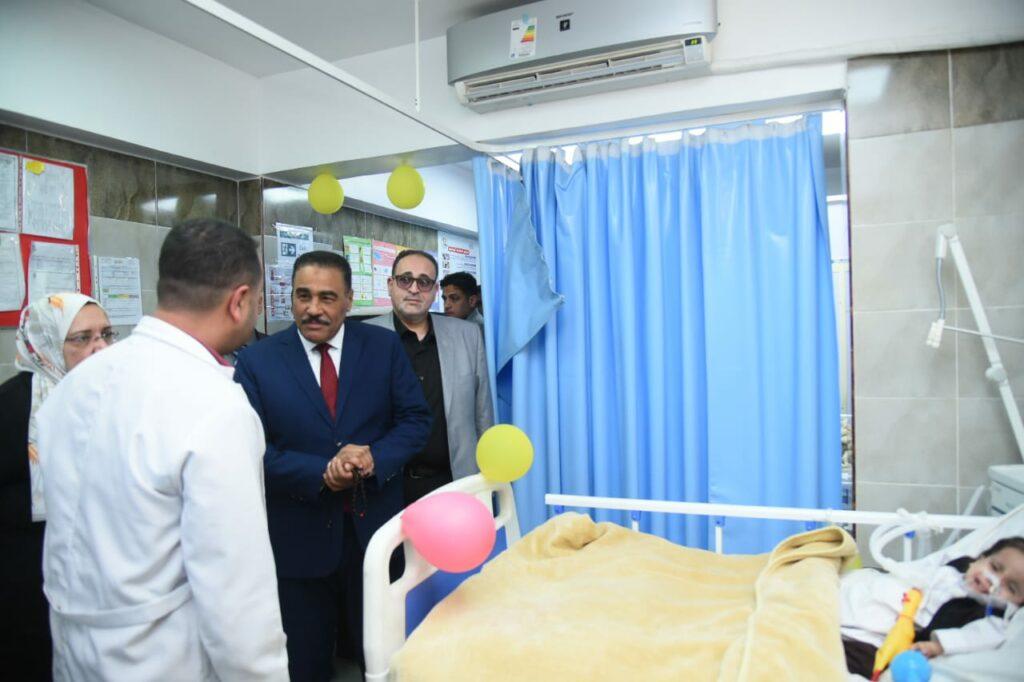 محافظ مطروح يزور مستشفى الأطفال في أول أيام عيد الفطر ويؤكد على تواجد النوبتجيات وتوافر الأدوية
