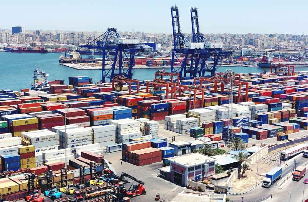 تداول 177 ألف طن بضائع بمينائي الإسكندرية والدخيلة خلال 24 ساعة