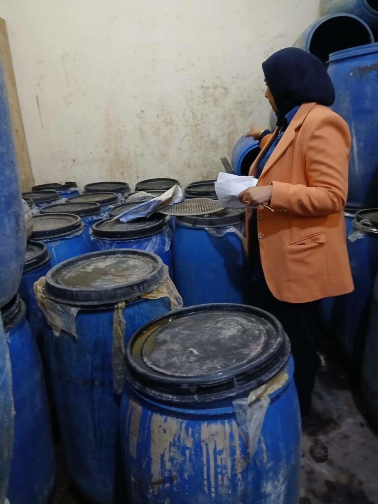 ضبط أكثر من 5 أطنان أسماك ومخللات وملح وذرة غير صالحة في حملة تموينية بالدقهلية