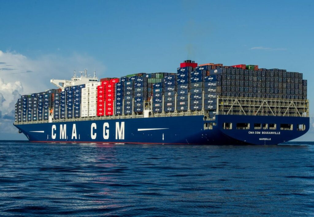 خط CMA CGM يٌقر رسوم جديدة بين البحر المتوسط وأسيا