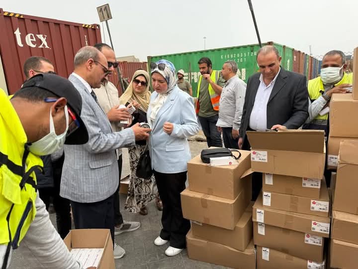 هيئة الصادرات تتابع منظومة الفحص بميناء السخنة