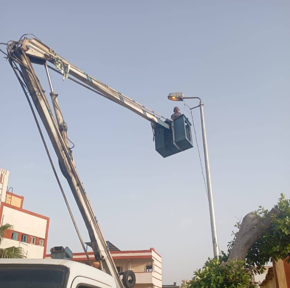 الإسكندرية تبدأ تنفيذ خطة صيانة أعمدة الإنارة ورفع كفاءة الإضاءة في جميع الأحياء