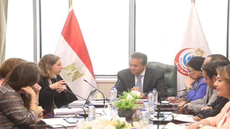 للتوسع في التدريب وبناء القدرات.. وزير الصحة يلتقي وفد "الوكالة الفرنسية للتنمية"