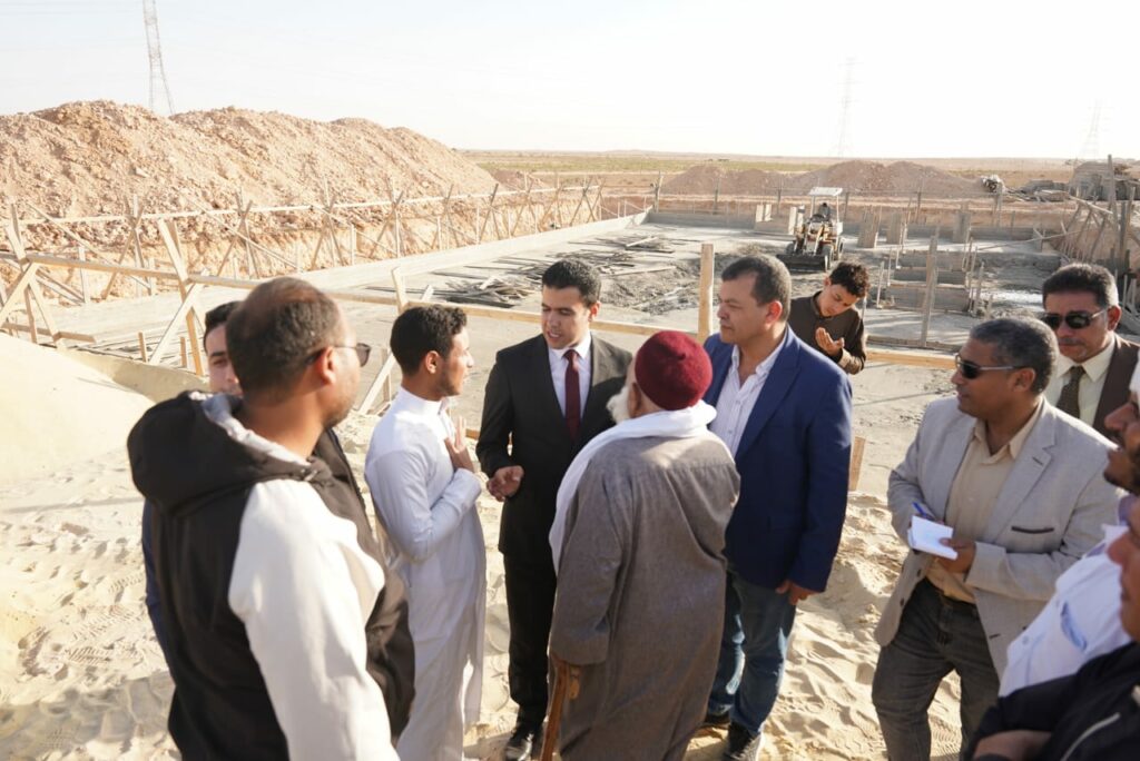 نائب محافظ مطروح يتفقد مطار العلمين ومشروعات خدمية وتنموية بمركز ومدينة الضبعة