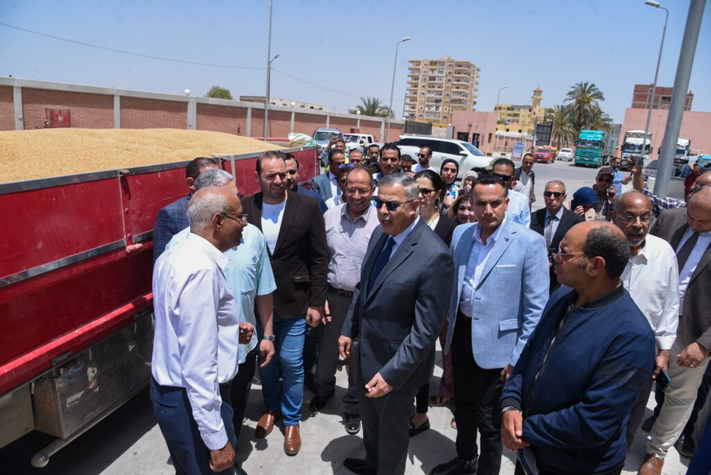 محافظ الإسكندرية يشهد انطلاق موسم توريد القمح بالعامرية
