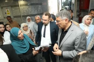 محافظ الجيزة يتفقد فرع التأمين الصحي بمدينة 6 أكتوبر